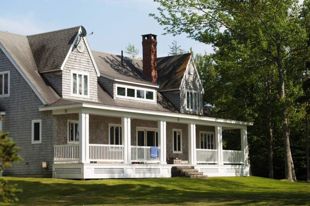 Established shingle-style home near historic Roswell